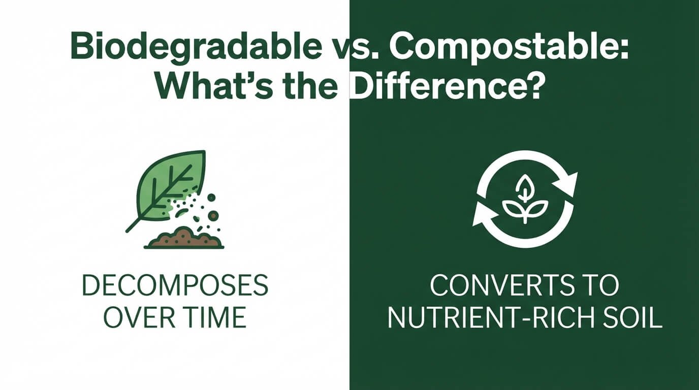 The Truth About Biodegradable vs. Compostable Packaging: What's the Difference?