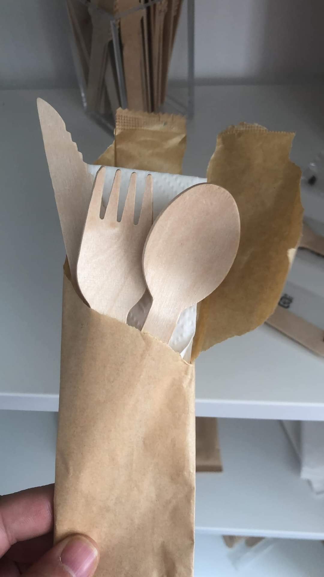 wooden cutlery